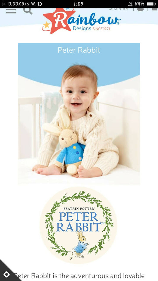 PETER RABBIT Rabbit Toy - PyaraBaby