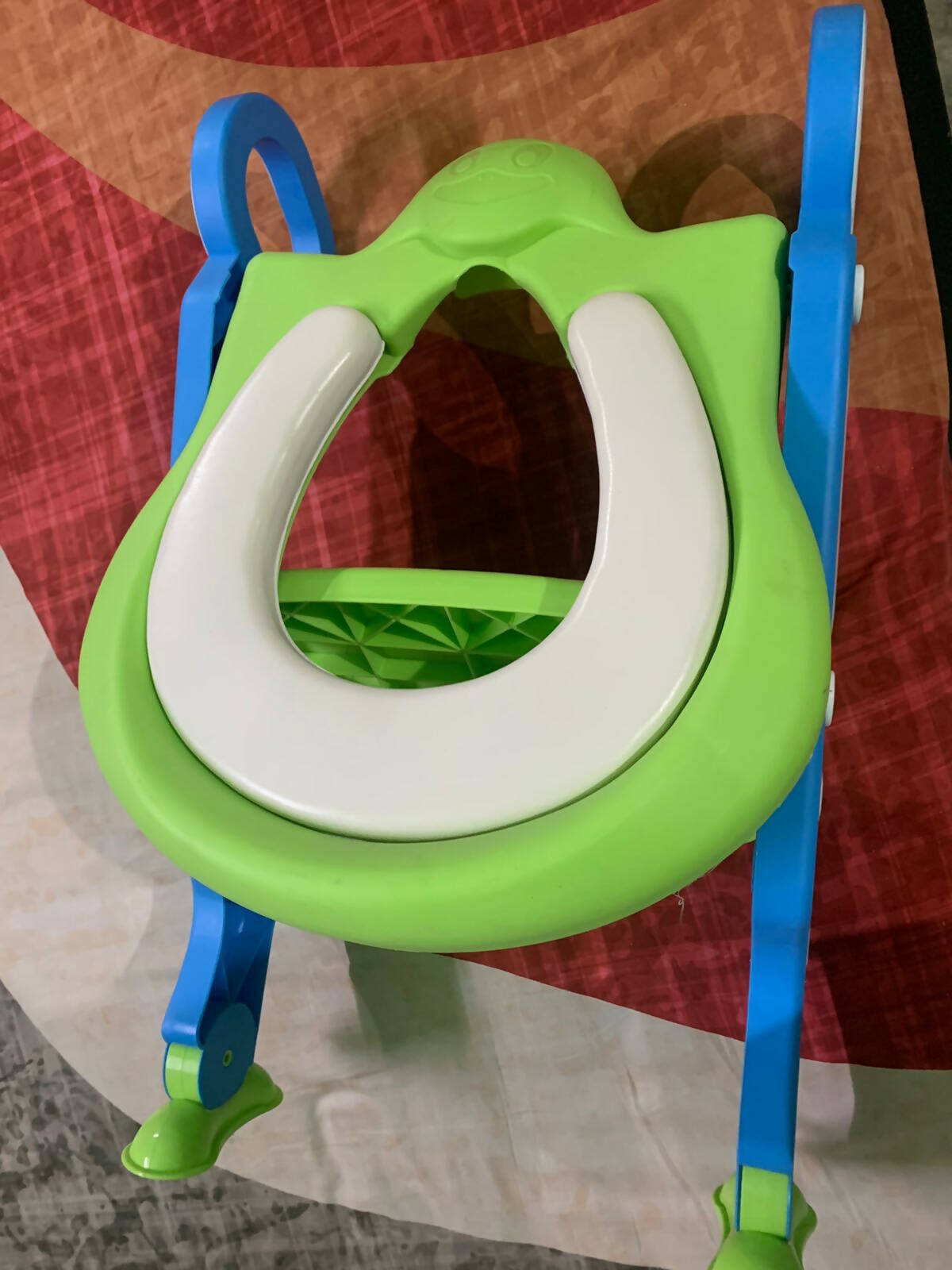 SUNBABY Foldable Potty-Trainer Seat with Ladder Non-Slip Steps