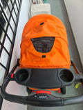 BABYHUG Wander Buddy Stroller/Pram With Rear Parent Utility Box With Cup Holder- Orange