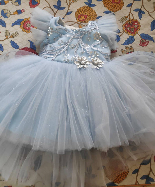 Birthday/Festive Dress For A Girl Baby - PyaraBaby