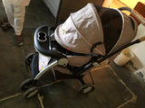 TKBB Push Baby Stroller Pram with Quick One Hand Folding | Comfortable Seating | Fully Rotating Wheels - PyaraBaby