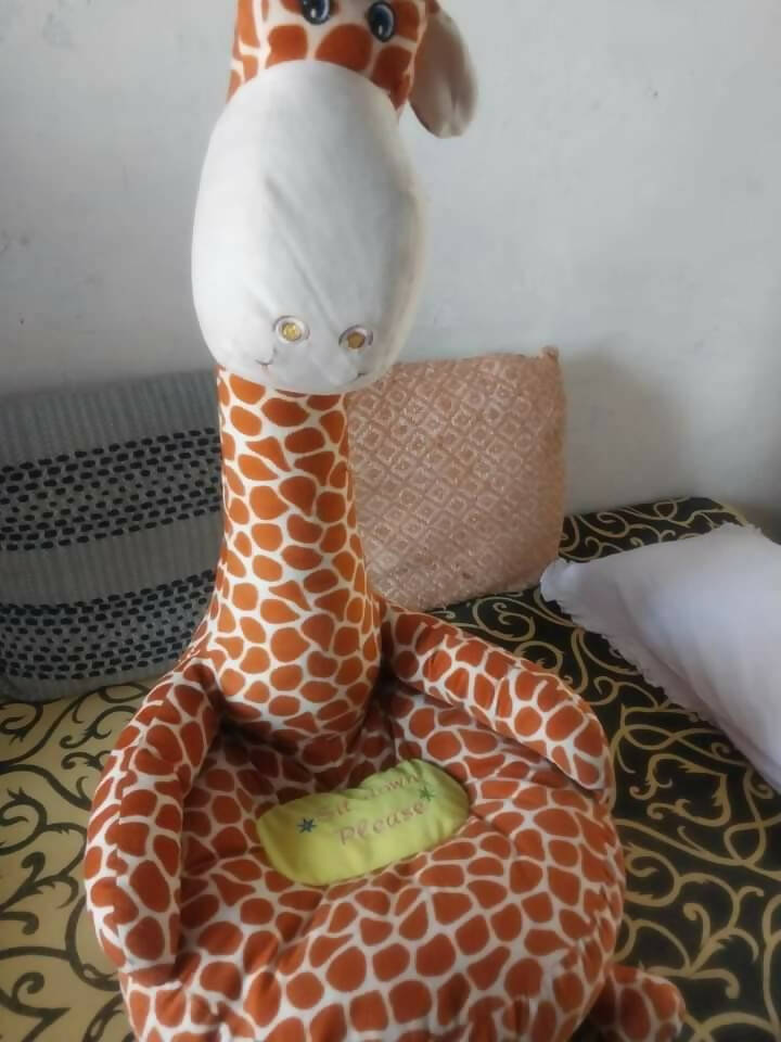 Giraffe Puffy Toy For Baby