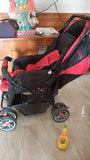Introducing the BABYHUG Baby Comfy Ride Stroller/Pram in Red – the perfect blend of comfort, safety, and style for your little one's adventures.