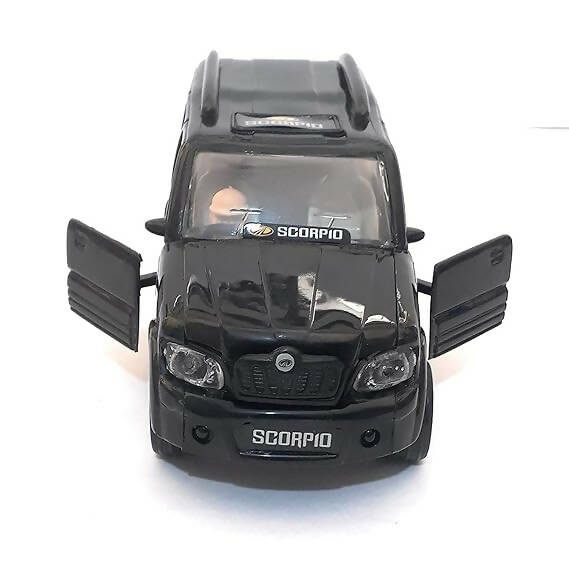 Cube Play Pull Back Scorpio Toy Car for Kids with Opening Doors and Hood Opening Wonderful Design and Bold Looks Miniature Scaled Models Toy Car with Doors (Multicolor) - PyaraBaby