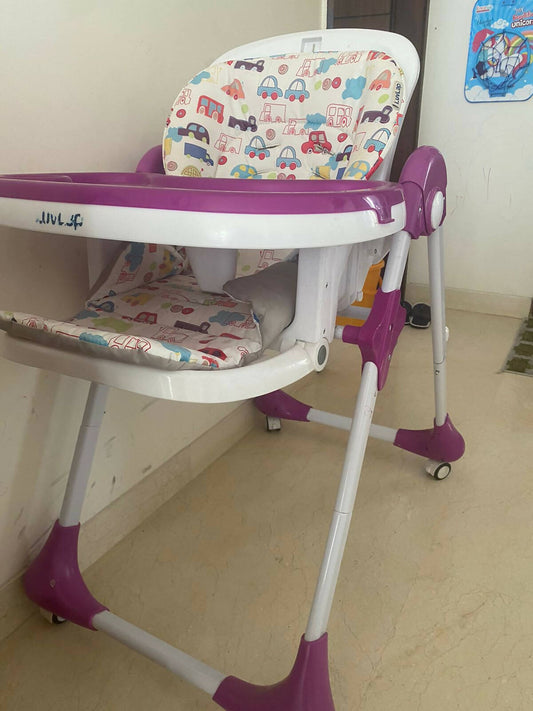 LUVLAP Royal High Chair - Purple