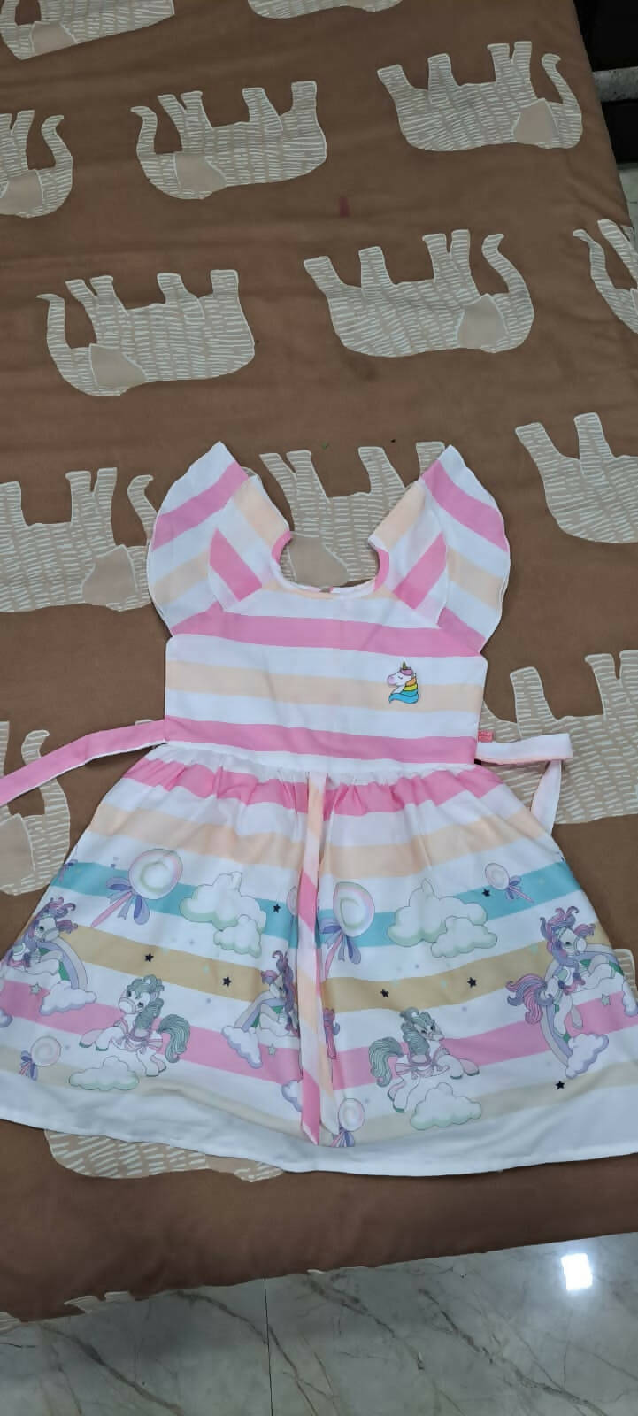 Baby Frocks + Sling Doll Bag + Boots(combo of 4) - PyaraBaby