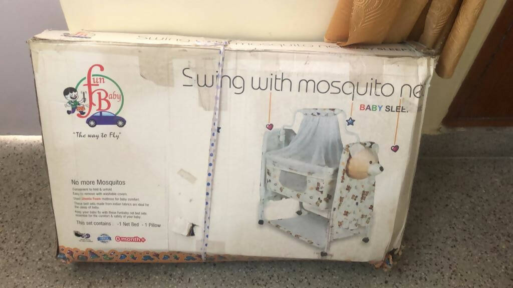 FUN BABY Swing With Mosquito Net