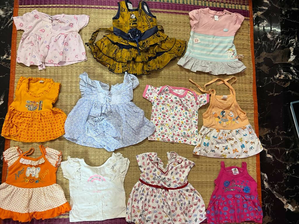 Dress/Frock Sets for Baby Girl - Set Of 11 - PyaraBaby