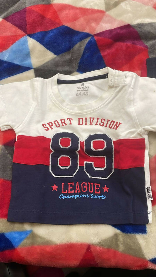 FAGOTTINO and CHILD WORLD Tshirts for 3-6 months - PyaraBaby