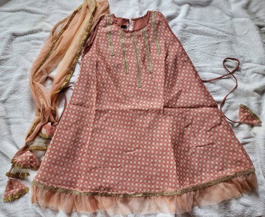 Sleeveless Kurta Set For Baby Girl - PyaraBaby