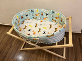 Woofington bassinet with stand for baby-Baby Jalebi - PyaraBaby