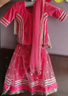 Velvet Long Top and Blouse with Dupatta for Baby Girl