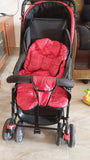 Introducing the BABYHUG Baby Comfy Ride Stroller/Pram in Red – the perfect blend of comfort, safety, and style for your little one's adventures.