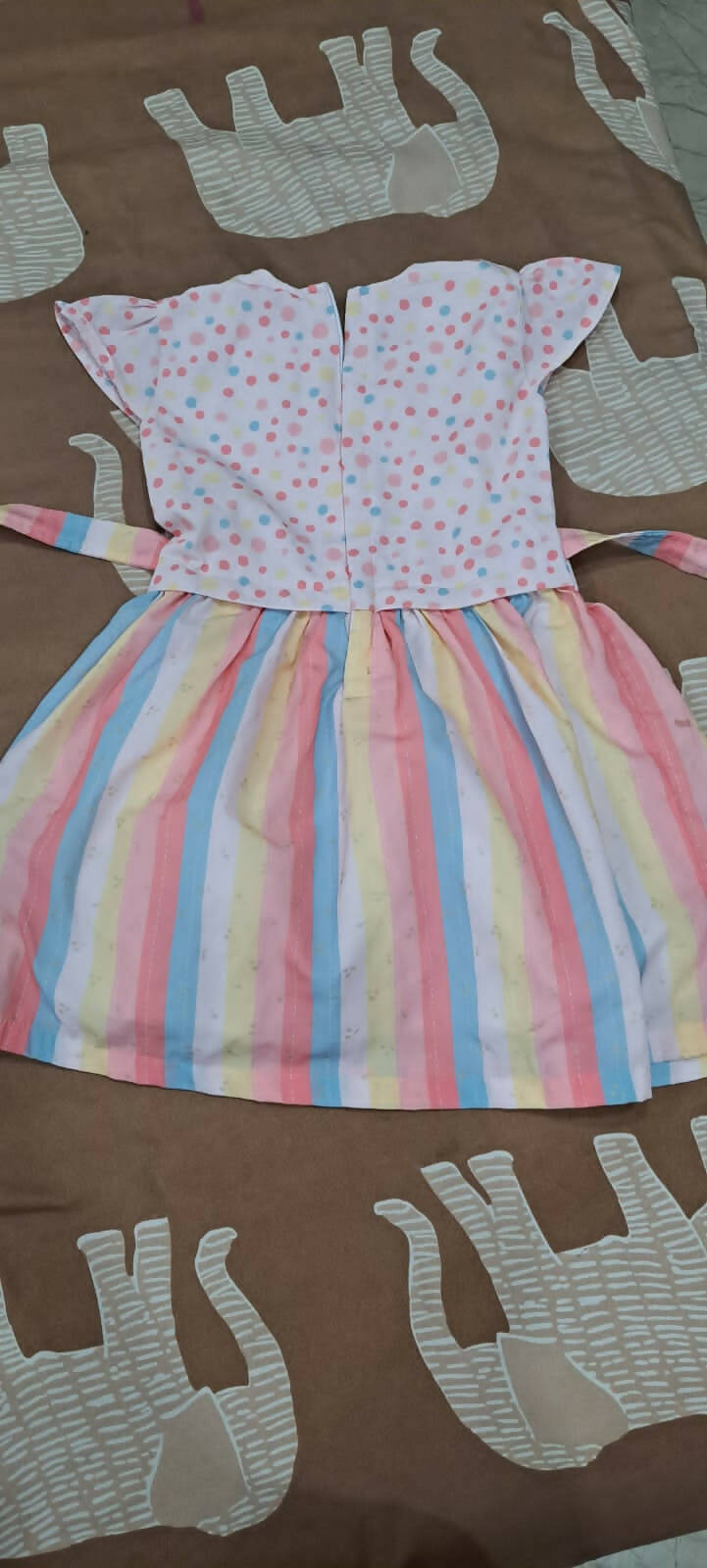 Baby Frocks + Sling Doll Bag + Boots(combo of 4) - PyaraBaby