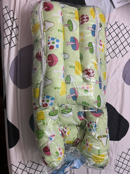 Baby Bed, Sleeping Bag & Carry Nest, Cotton Baby Bedding for New Born