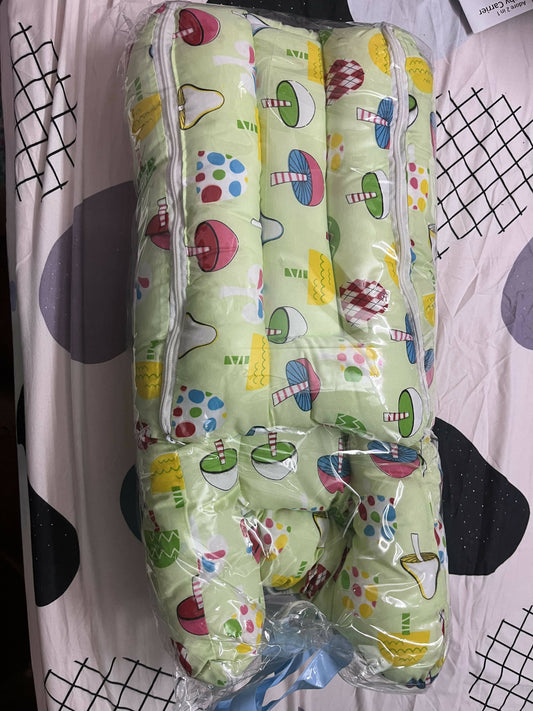 Baby Bed, Sleeping Bag & Carry Nest, Cotton Baby Bedding for New Born - PyaraBaby