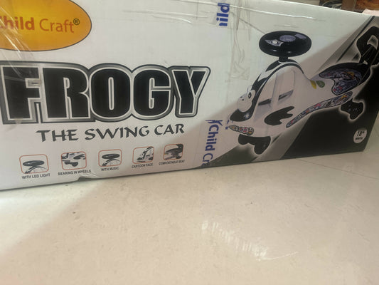 Frogy - The Swing car | Ride-on baby car with steering music and lights