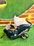 Dupe of the famous Doona Car Seat Stroller - Beige - PyaraBaby