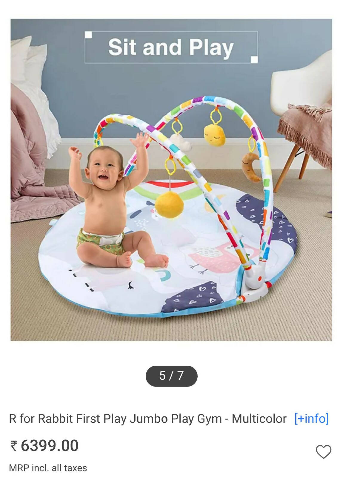 R FOR RABBIT First Play Jumbo Play Gym