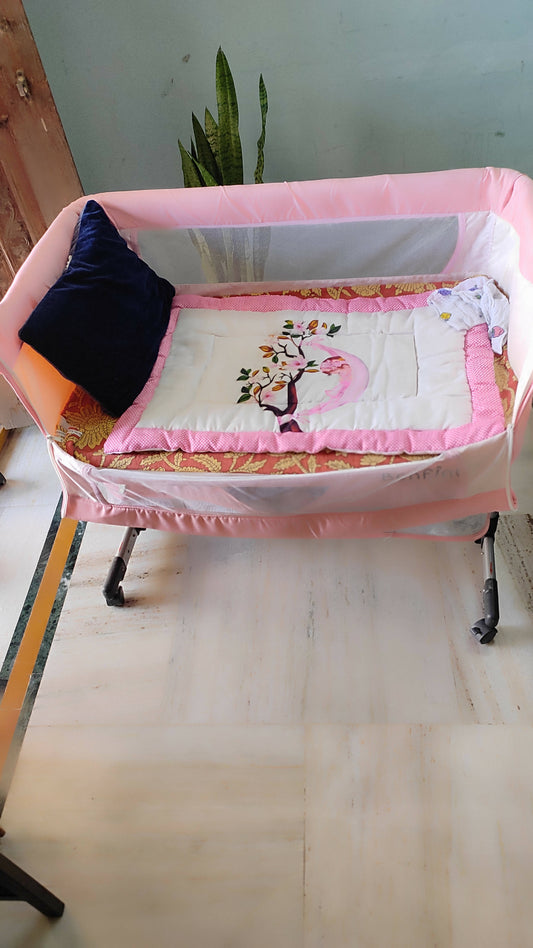 3 in 1 Bedside Baby Bassinet with Detachable Mosquito Net