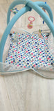 Play Gym with mosquito net and Baby carry bag(Combo of 2)