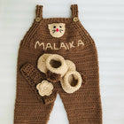 Crochet dungarees - Unisex - PyaraBaby