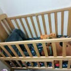 BABYHUG Crib with Mattress and Bumper Bedding Set, L 104.5 x W 62 x H 98cm - PyaraBaby