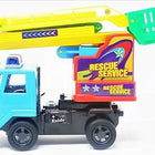 Shinsei Rescue Service is A Finely Crafted Toy with Excellent Use of Links to Lift The 'Cherry Picker', All This in A Mechanical Toy - PyaraBaby