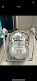 R FOR RABBIT Electric Swing for Baby - Grey - PyaraBaby