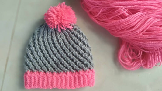 Crochet beanie/winter cap for babies