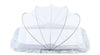 Foldable safe &easy use strong 5 Rods baby mosquito net - Green color