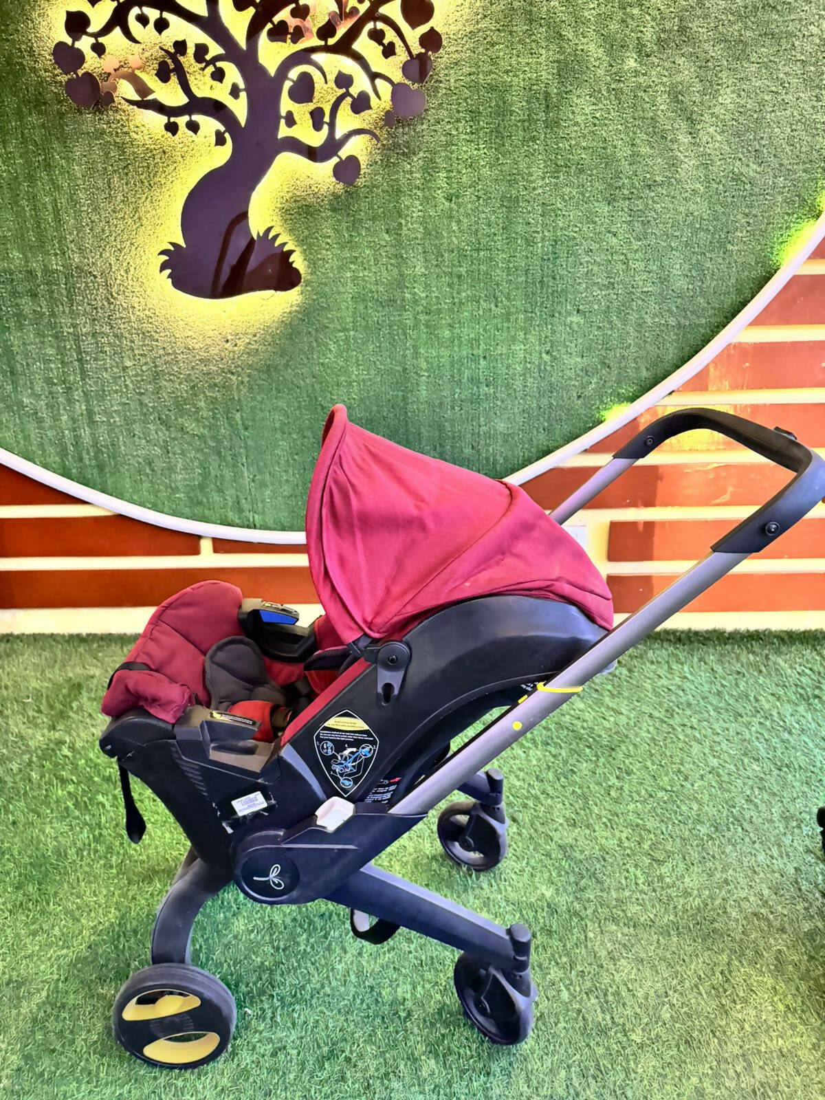 Dupe of the famous Doona Car Seat Stroller - Red - PyaraBaby