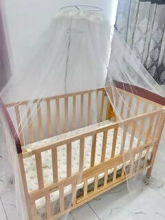 BABYHUG Florence 4-1 Rocking Cot/Crib Cum Junior Bed, Dimensions: 102×15×63.5 cm - PyaraBaby