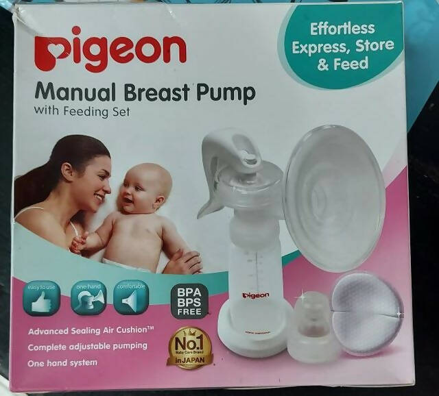 PIGEON Manual Breast Pump with Feeding Set