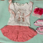 TOFFY HOUSE Midi & Top With Booties And Hairband - PyaraBaby