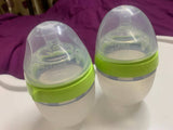 COMOTOMO Natural Feel Baby Bottle, Green, 150 ml