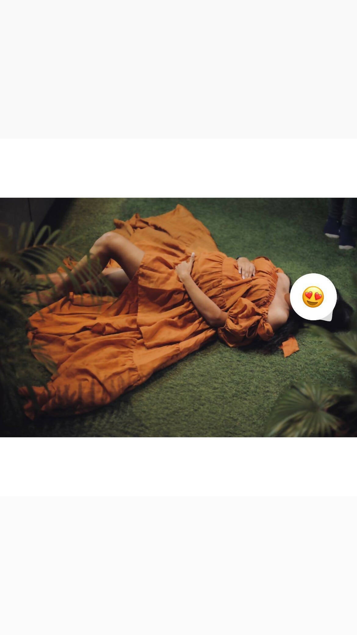 ASOS Maternity Dress - Rust Orange