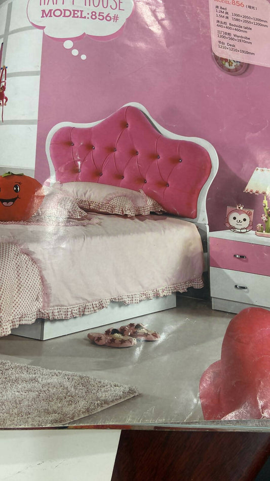 Princess Kids Bed Set, Dimensions: 81x49x16 Inch