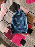 Denim Shorts with Baby Full Sleeves T-shirt and Dungree Set- Combo Of 3 - PyaraBaby