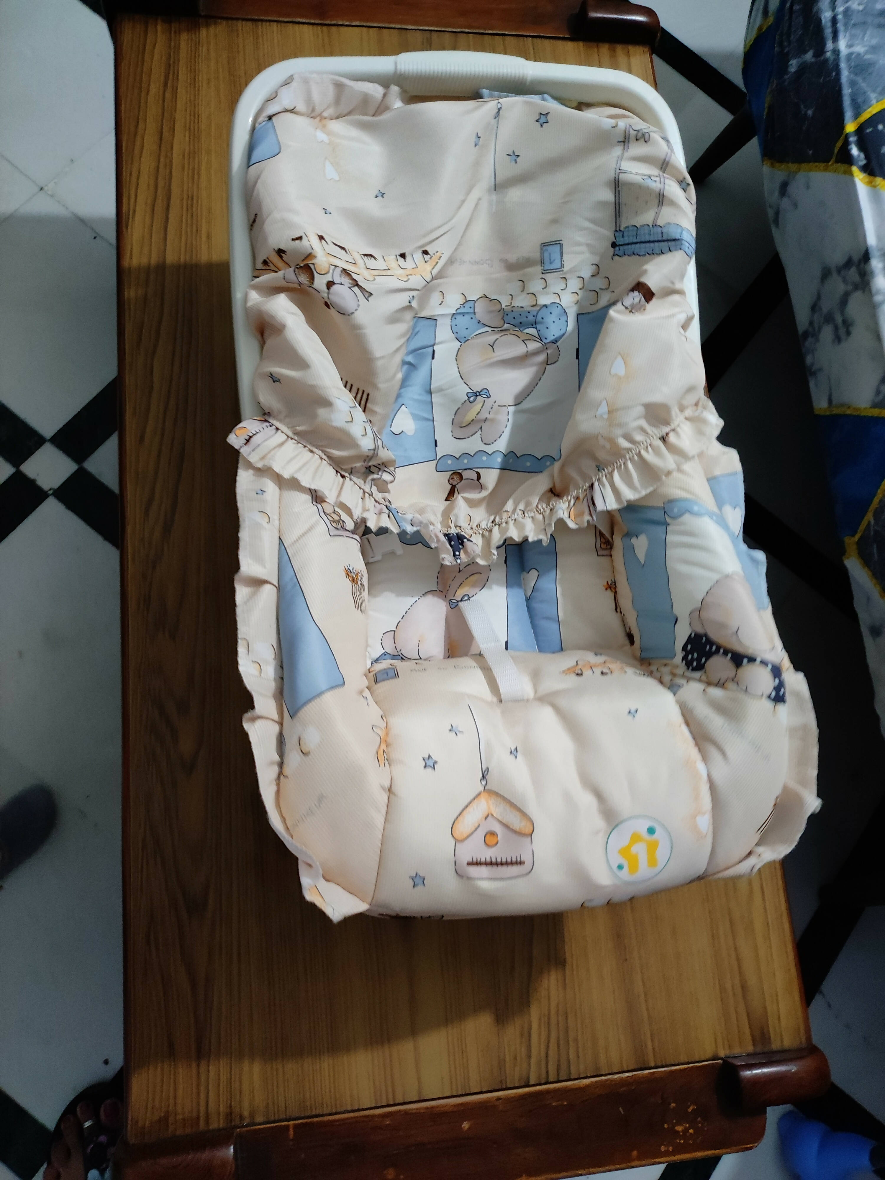 1st STEP 5 in 1 Carrycot with anti mosquito Mesh - PyaraBaby