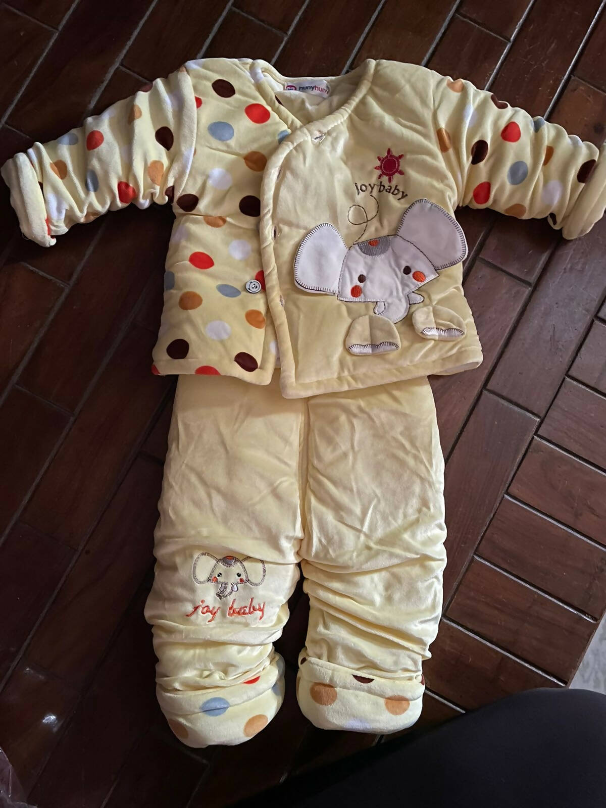 Extra Warm Fleece Lined Night Suit For Baby - PyaraBaby