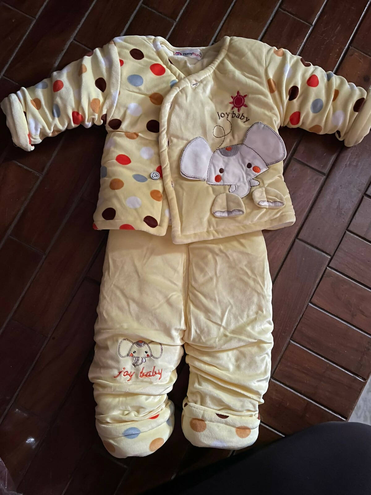 Extra Warm Fleece Lined Night Suit For Baby