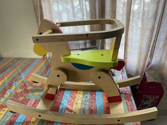 SHUMEE Baby wooden play Horse / Ride on