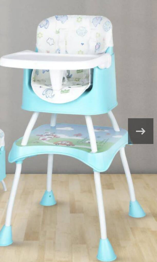 R FOR RABBIT Cherry Berry high Chair - Convertible, Removable Tray, Non Slippery-Anti Tipping