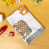 Kids Elephant & Flower Printed Towel 30x60 Inches - PyaraBaby