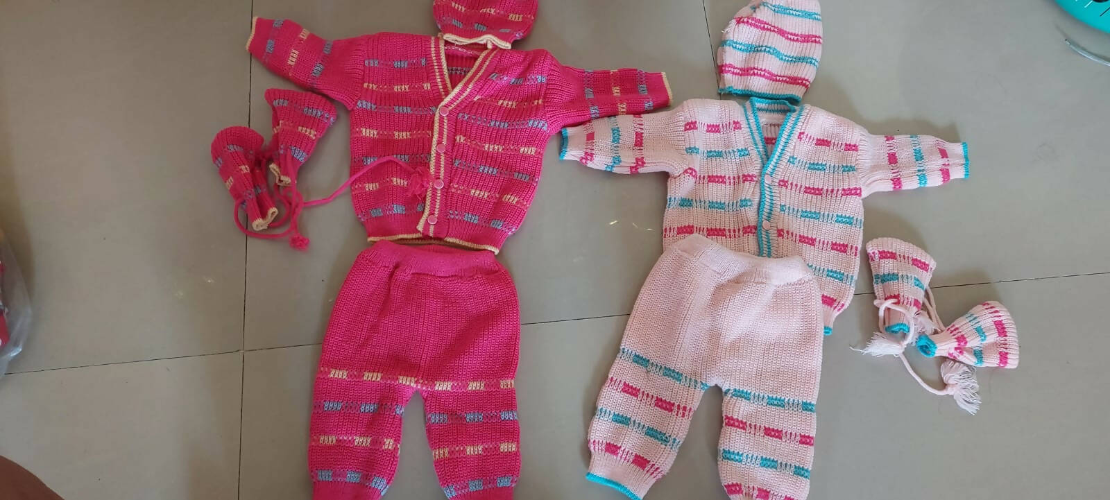Woollen Dress for Baby with Accessories - PyaraBaby