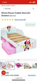 DISNEY Minnie Wood Toddler Bed Platform Bed
