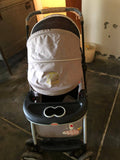 TKBB Push Baby Stroller Pram with Quick One Hand Folding | Comfortable Seating | Fully Rotating Wheels - PyaraBaby