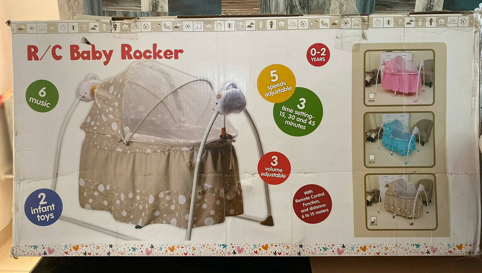 R/C Baby Rocker - Electronic Craddle and Swing - PyaraBaby