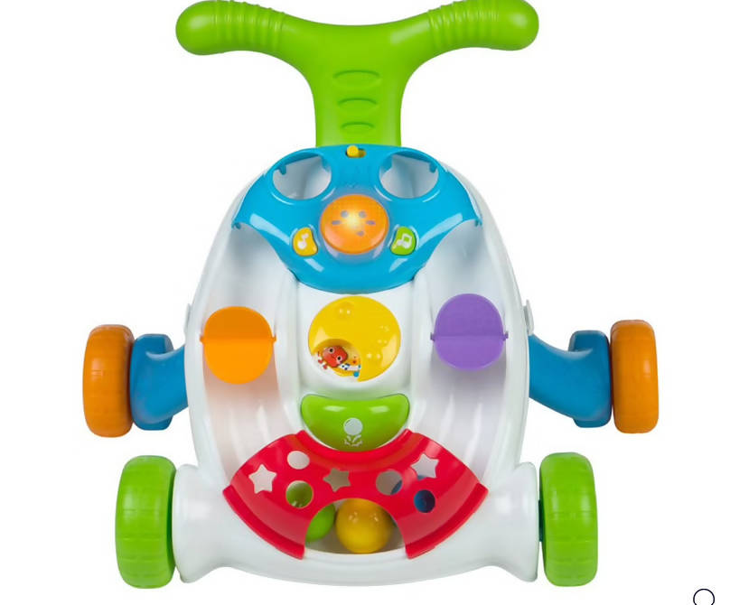 HAMLEYS WINFUN First Step Walker Baby Gear for Kids age 6M+ (Green/Blue/White)